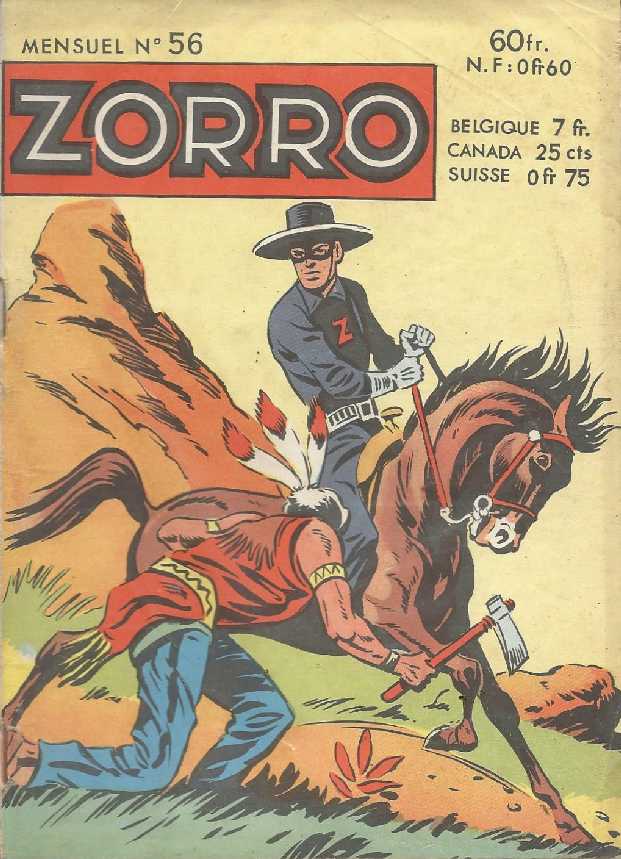 Scan de la Couverture Zorro n 56